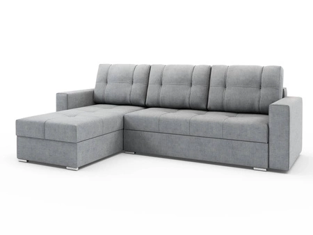 Aldo grau Esche links Ecksofa mit Schlaffunktion garantiert den höchsten Komfort und Funktionalität