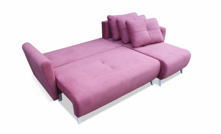 Ecksofa mit Schlaffunktion Felicie blau Universal-Ecksofa mit stilvollem Design das sich in jede Einrichtung einfügt