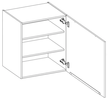 Schwarz / Brianza 260 cm Küchenmöbel-Set Metallkante Griffe Schränke sehen toll aus in modernen Interieurs