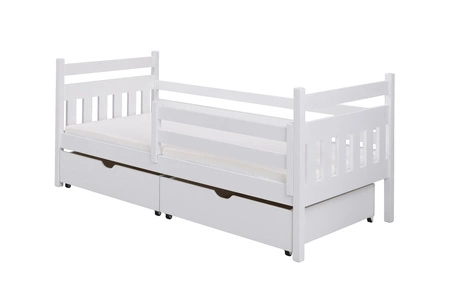 Kinderbett Zuzia 90x200 cm modernes Design Bett aus massivem Kiefernholz