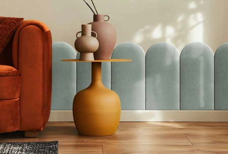 Wally gepolstertes Paneel 30x80 cm mint stilvolles Wandpaneel Zaun Veloursstoff modisches Finish für jede Einrichtung