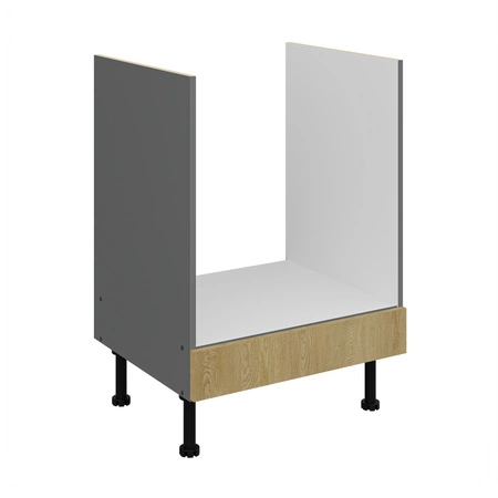 Küchenmöbel Set Corsico 260 cm elegante Küchenschränke in trendigen und natürlichen Farben Metallkantengriffe