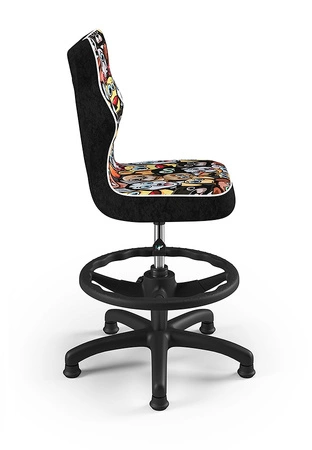 Petit Schreibtischstuhl Tiermotiv passend zu Körpergröße 133-159 cm ergonomischer Drehstuhl mit Fußstütze