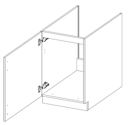 Küchenmöbel-Set Alpine 230 cm Schränke sehen in klassischen und modernen Interieurs großartig aus