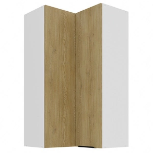 Eck-Küchenoberschrank Cremona 60x60 GN-108 2F Metallkantengriff feuchtigkeits- und beschädigungsbeständiger Schrank