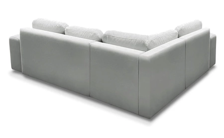 Ecksofa mit Schlaffunktion Bovec II dunkelbeige links komfortables Ecksofa mit stilvollem Charakter Bettzeug Container