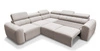 Ecksofa mit Schlaffunktion Cantare III Lux beige linke Seite stilvolles und bequemes Ecksofa für Wohnzimmer mit Lift Fußstütze