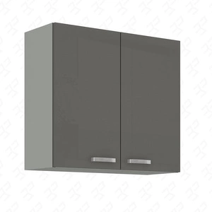 Küchenhängeschrank Grauer 80 G-72 2F dampf- temperatur- und spritzwassergeschützt