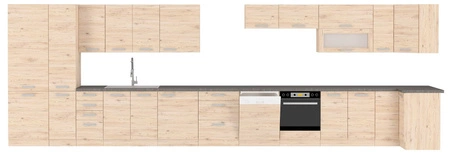 Traufenküchenschrank Borno 60 OK-40 dampf-, hitze- und spritzwasserbeständiger Schrank