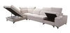 Ecksofa mit Schlaffunktion Kelly Sleek XI braun linke Seite stilvolles und bequemes Ecksofa aus strapazierfähigem Webstoff