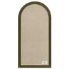 Wally gepolstertes Paneel 30x60 cm oliv stilvolles Wandpaneel Zaun Veloursstoff modisches Finish für jede Einrichtung