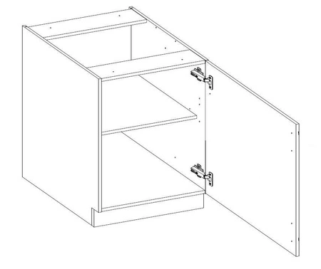 Eck-Küchenmöbelset Valico 270x150 cm ideal für klassische und moderne Innenräume