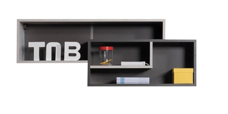 Tablo 6 graphit / enigma Möbelset ideal für ein Kinder- oder Jugendzimmer in einem trendigen Stil