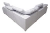 Ecksofa mit Schlaffunktion Luigi III hellbeige rechts bequemes Ecksofa für das Wohnzimmer perfekt für die tägliche Entspannung