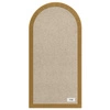 Polsterpaneel Wally 30x100 cm gelb stilvolles Wandpaneel Zaun Veloursstoff modisches Finish für jede Einrichtung