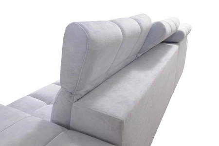 Ecksofa mit Schlaffunktion Luigi honig / weiß links Ecksofa mit zwei Bettkästen Stoff mit einer interessanten Struktur