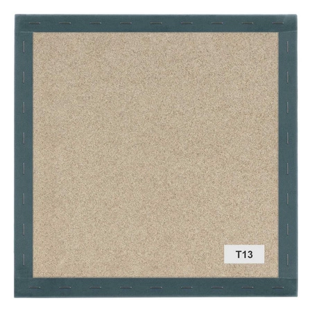 Gepolstertes Paneel Quadra 40x40 cm nautisch stilvolles Wandpaneel quadratischer Veloursstoff modisches Finish für jede Einrichtung