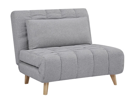 Billy Liegesessel hellgrau Schlichtes und modernes Design, das sich in jede Einrichtung einfügt Beine aus Buche