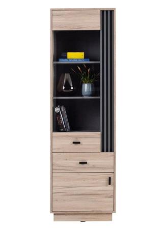 Möbelset Estan Eiche estana helle / anthrazit innovative Möbel für Wohnzimmer und Wohnräume im modernen Stil