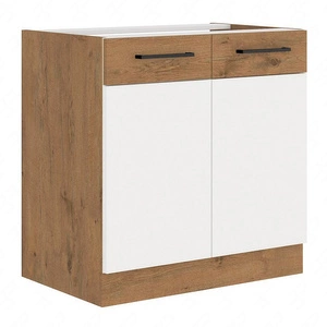 Ventom 80 D 2F BB Küchenhochschrank mit Regal Dampf-, Hitze- und Auslaufschutzschrank