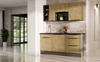 Küchenmöbel Set Corsico 180 cm elegante Küchenschränke in trendigen und natürlichen Farben ideales Set für eine kleine Küche