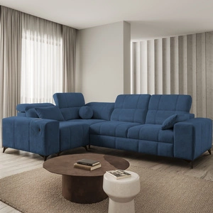 Ecksofa mit Schlaffunktion Penejos II blau links Komfort für die tägliche Entspannung Ecksofa mit Bettkasten