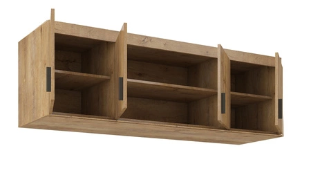 Kleiderschrank Erweiterung Rene 176 cm Eiche lefkas funktionalen Schrank wird Stauraum für Kleidung Schuhe und Accessoires zu erhöhen