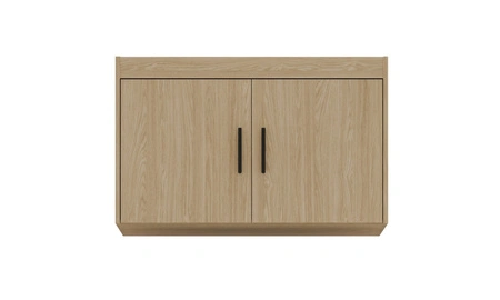 Rene Garderobenerweiterung 90 cm Eiche geölt Funktionsgarderobe erhöht den Stauraum für Schuhe, Kleidung und Accessoires