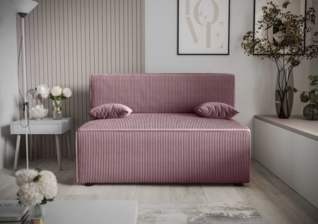 Brandon Schlafsofa heather modernes Design und breite Funktionalität dreidimensionaler Stoff mit ausdrucksvollen Streifen