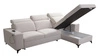 Ecksofa mit Schlaffunktion Kelly Sleek grau rechts geflochten bequem und funktionell Ecksofa für Wohnzimmer