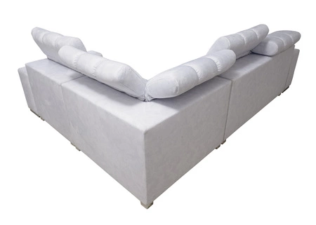 Ecksofa mit Schlaffunktion Luigi II marineblau / schwarz rechtes Ecksofa mit Bettkasten für den täglichen Liegekomfort