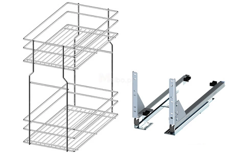 Nalo Küchenmöbel-Set 270 cm glänzende Fronten einzigartiger Stil der Schränke wird das Innere einer jeden Küche passen
