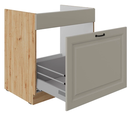 Spülenschrank mit Schublade Delos 80 ZL 1S BB, dampf-, hitze- und spritzwassergeschützt