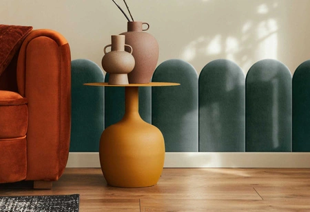 Wally Polsterpaneel 30x100 cm türkis stilvolles Wandpaneel Zaun Veloursstoff modischer Abschluss für jedes Arrangement