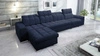 Ecksofa mit Schlaffunktion Luigi XII marineblau linke stilvolles Ecksofa für das Wohnzimmer in einer minimalistischen und eleganten Ausführung