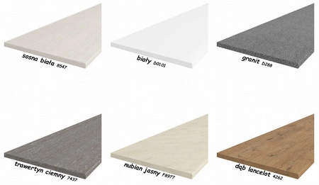 Sonia Küchenmöbel-Set 180 cm glänzende Fronten einzigartiger Stil des Schranks mit Vitrine gibt den Möbeln Leichtigkeit und Stil