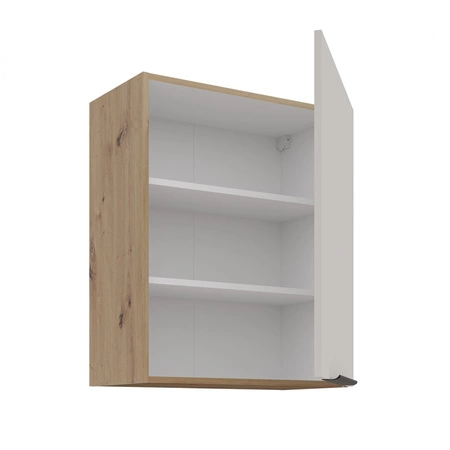 Küchenmöbelset Soela 330 cm elegante Küchenschränke in dezenten und natürlichen Farben Griffe mit Metallkante