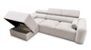 Ecksofa mit Schlaffunktion Cantare beige links funktionelles und bequemes Ecksofa mit modernem Design Plüschstoff
