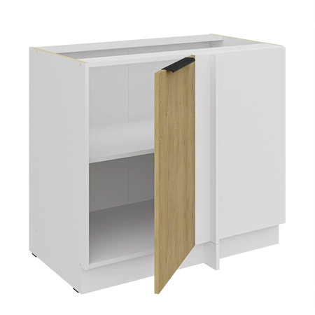 Eck-Küchenschrank Cremona 105 ND 1F BB rechts Metallkante Griff Feuchtigkeit und Beschädigung Widerstand