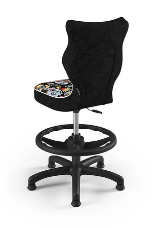 Petit Schreibtischstuhl Tiermotiv passend zur Körpergröße 119-142 cm ergonomischer Drehstuhl mit Fußstütze