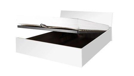 Penelope Bett 180x200 cm mit Bettzeugbehälter weiß funktionelles Möbelstück für ein Schlafzimmer oder Jugendzimmer