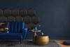 Gepolstertes Paneel Hexagon 40x35 cm schwarz stilvolles Wandpaneel Veloursstoff modische Dekoration jedes Interieurs