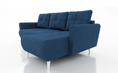 Ecksofa mit Schlaffunktion Felicie dunkelblau Universal-Ecksofa stilvolles Design das sich in jede Einrichtung einfügt