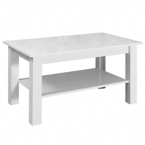 Couchtisch Diego T23 102 cm weiß glänzend moderne Designermöbel Die Kanten des Couchtisches sind mit einem speziellen Furnier versehen