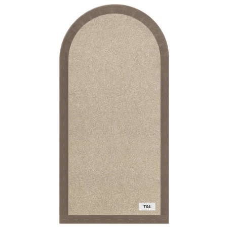 Wally gepolstertes Paneel 30x80 cm beige stilvolles Wandpaneel Zaun Veloursstoff modisches Finish für jede Einrichtung