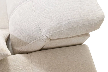 Penejos IV Ecksofa mit Schlaffunktion grau Esche rechts stilvolles Ecksofa mit zwei Bettkästen strapazierfähigem Stoff