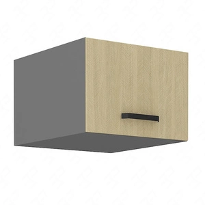 Chevron 50 NAGU-36 1F Hängeschrank mit dekorativem Fischgrätenmuster Küchenschrank resistent gegen Dampf, hohe Temperaturen und Verschüttungen