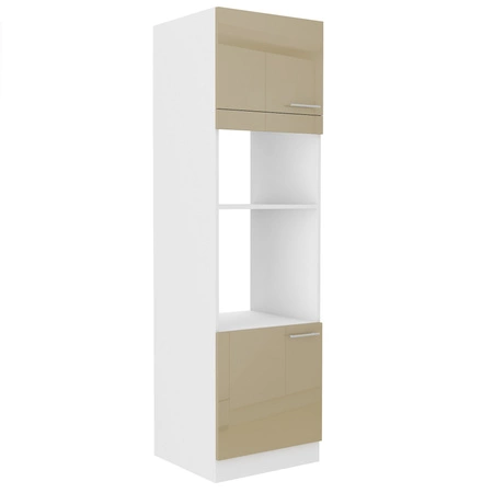 Nalo Eck-Küchenmöbel-Set 230x370 cm glänzende Fronten Schrank Stil wird das Innere jeder Küche passen