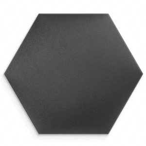 Polsterpaneel Hexagon 40x35 cm graphit stilvolles Wandpaneel Veloursstoff modische Dekoration eines jeden Interieurs