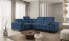 Ecksofa mit Schlaffunktion Penejos II blau links Komfort für die tägliche Entspannung Ecksofa mit Bettkasten